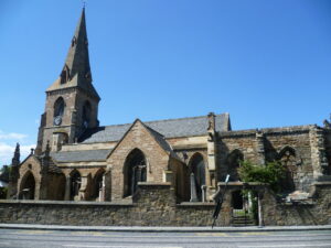 St Nicholas Buccleuch Church viewed from road